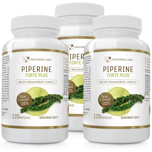 8 spalaczy Piperyna PIPERINE 95% 20 mg 360kapsułek
