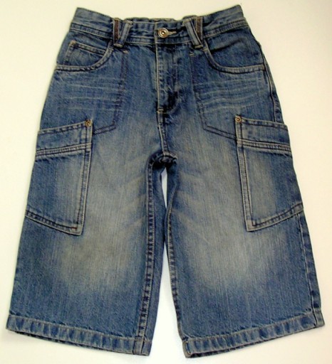 Bermudy JEANS spodenki George r. 122-128/7-8 lat