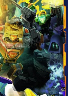 karta puzzel puzzle nr 96 Lego Nexo Knights 2