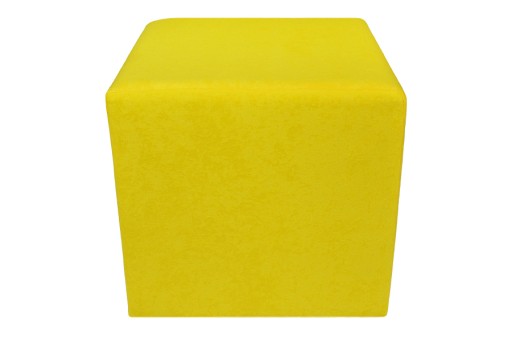 Pufa kwadratowa 40X40 kostka KOLOR ŻÓŁTY 78