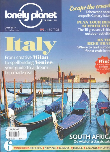 LONELY PLANET TRAVELLER 7/2017 UK