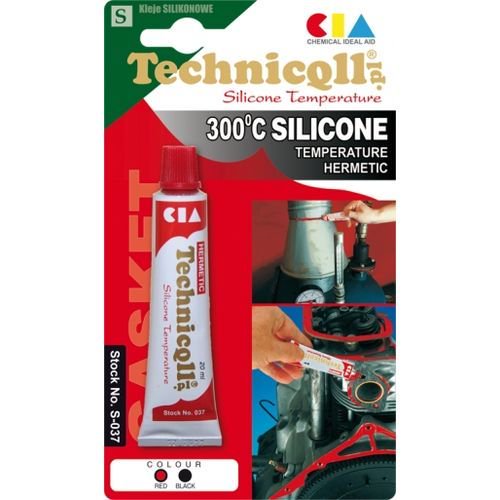 SILIKON WYSOKOTEMPERATUROWY CZERWONY TECHNICQLL