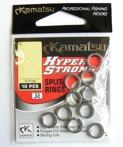 Kółka łącznikowe Kamatsu Hyper Strong 6mm/43kg SS
