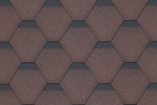 MIDA Gont bitumiczny Sonata Hexagonal Brąz