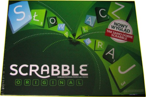 GRA SCRABBLE ORIGINAL ~ Y9616 ~ MATTEL ~ NOWA