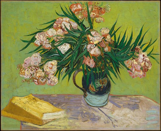 van Gogh - Oleanders, 75x60, OBRAZ NA PŁÓTNIE