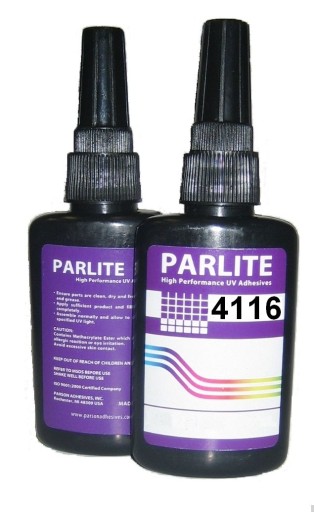 KLEJ UV PARLITE 4116 SZKŁO METAL PLASTIK 50ml RZADKI PRZEŹROCZYSTY