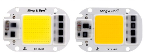 Dioda LED COB 50W ciepły biały 220V