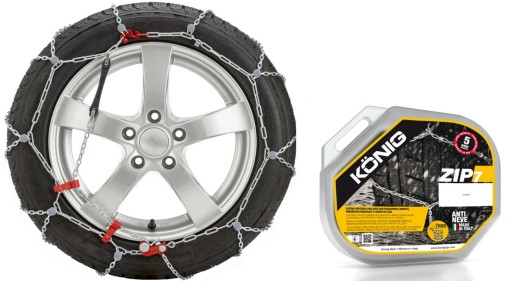 ŁAŃCUCHY ŚNIEŻNE KONIG 7MM 102 235/45R18 245/40R18