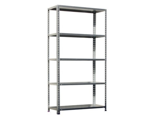 Regał magazynowy metalowy Metalkas 185 x 100 x 40 cm max 70 kg na półkę