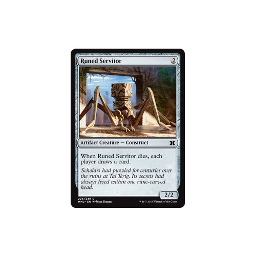 MTG 4x Runed Servitor