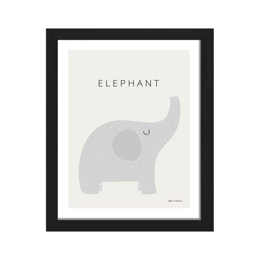 Obraz dla dzieci Słonik Elephant grafika plakat