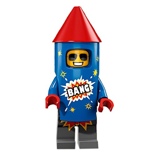 LEGO MINIFIGURES SERIA 18 FIGURKA CZŁOWIEK PETARDA RAKIETA 71021