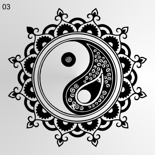 Szablon malarski, szablony malarskie, Mandala
