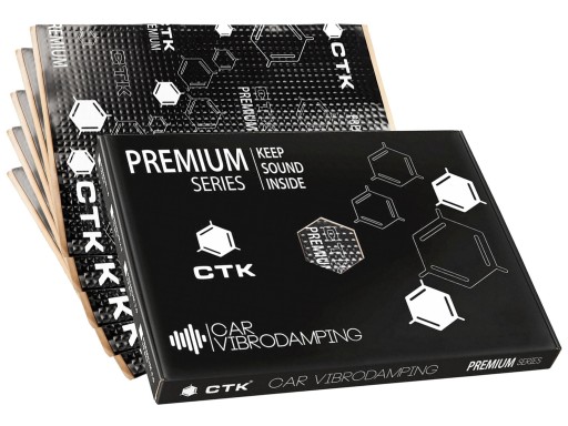 MATY BITUMICZNE CTK Premium 3.0 Box - mata tłumiąca 12szt 2,2m2