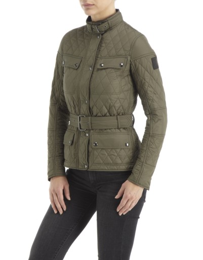 BELSTAFF ENGLAND BREWSTER QUILTED TAUPE 36/ 38