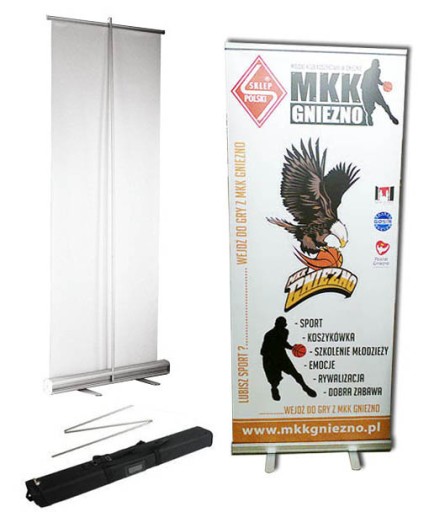 Rollup Roll Up 85x200cm+torba +Projekt GRATIS