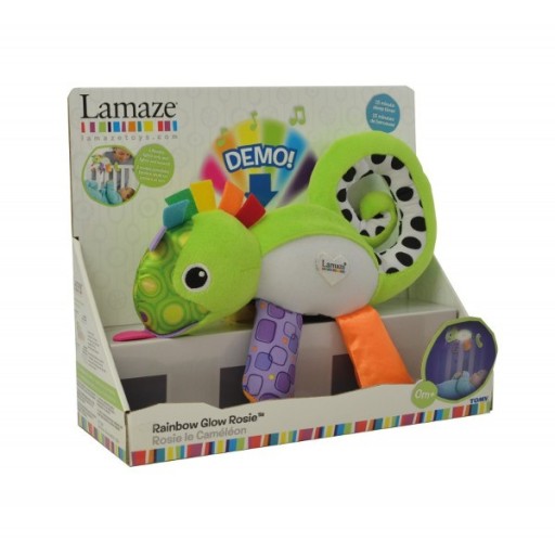 Lamaze Kameleon Lampka nocna tęczowa Rosie