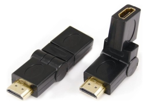 Adapter Łącznik Obrotowy 360 Kątowy HDMI -HDMI M/F