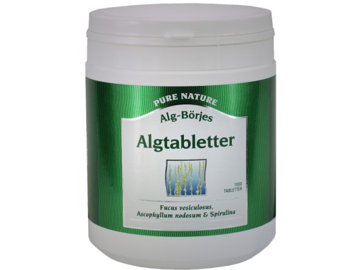 ALGI oczyszczanie detox SPIRULINA morszczyn algi brunatne 1000 tabletek