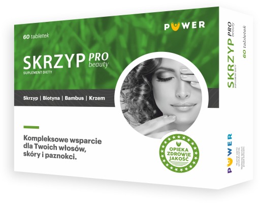 Skrzyp Pro Beauty 60 tabl. Skóra, Włosy