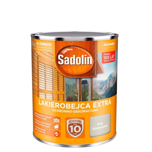 Sadolin Lakierobejca EXTRA 5L biały skandynawski