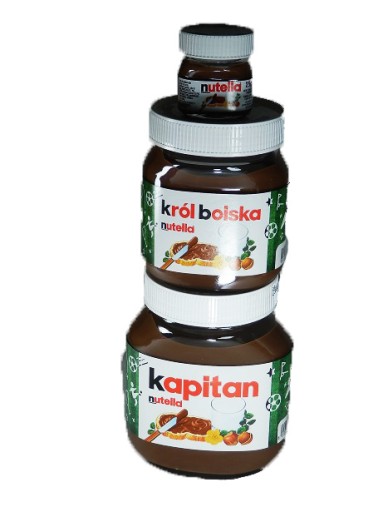 NUTELLA KREM CZEKOLADOWY 600g+350g+25g FERRERO