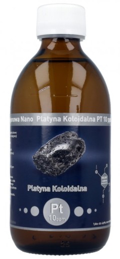 NIEJONOWA NANO PLATYNA KOLOIDALNA Pt 10ppm 300ml