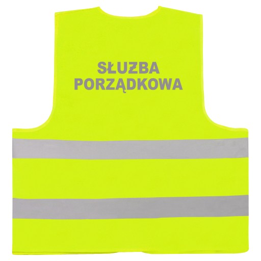 ROBOCZA KAMIZELKA OCHRONNA SŁUŻBA PORZĄDKOWA - 5XL