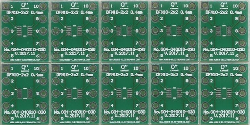 10szt. - DFN10-2x2 0.40mm na DIP 0.3