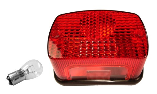 LAMPA TYŁ TYLNA WSK 125 175 KOBUZ + ŻARÓWKA