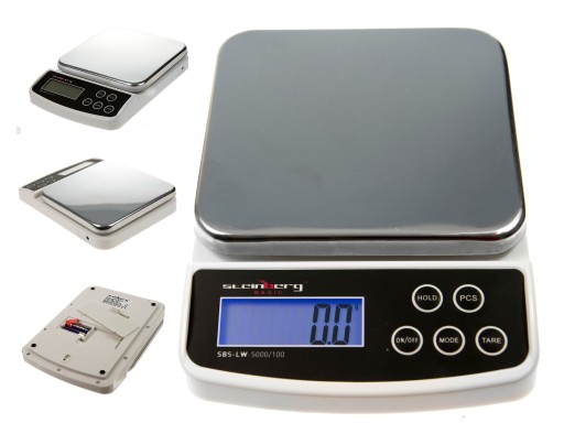 WAGA DOKŁADNA KUCHENNA SPOŻYWCZA 5KG/0.1G BATERIE