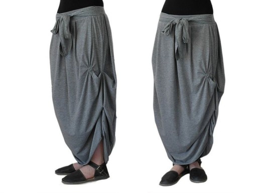 PTIFI spódnice gładkie maxi long asymetryczne boho