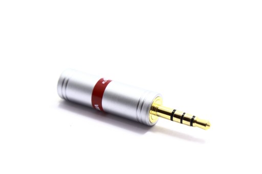 ADAPTER WTYK AUX JACK 3,5 4 POLOWY GNIAZDO STEREO