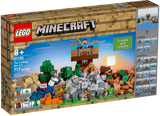 LEGO MINECRAFT 21135 KREATYWNY WARSZTAT 2.0 klocki