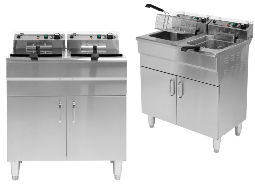 FRYTOWNICA FRYTKOWNICA 2x16L SZAFKA 400V INOX