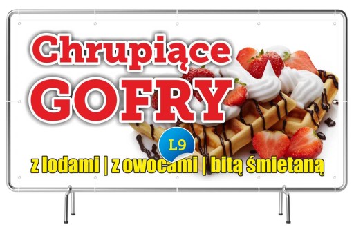 Gotowe Baner REKLAMA 2mx1m -Gofry - Szyld