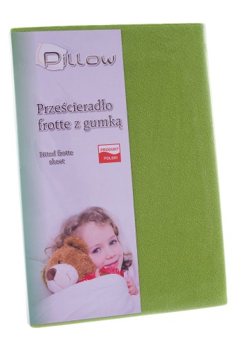PRZEŚCIERADŁO FROTTE NA Z GUMKĄ 90x200 POLSKIE
