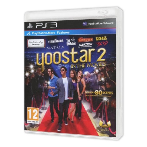 YOOSTAR 2 IN THE MOVIES NOWA FOLIA PS3