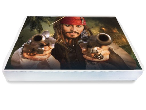 OPŁATEK NA TORT A4 Piraci z Karaibów Jack Sparrow