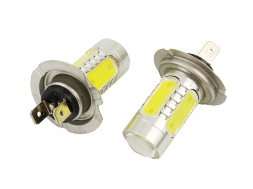 Żarówka LED H7 5x COB ŚWIATŁA DZIENNE DRL 400 lm