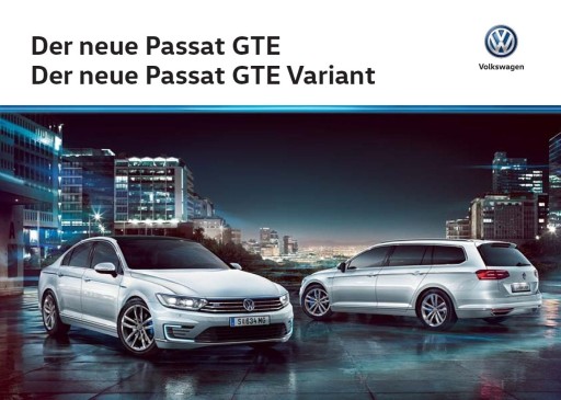 Volkswagen vw passat gte variant prospekt 20171 - фото
