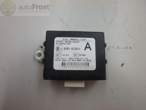 Блок модуль 8978060320 toyota land cruiser 1201 - фото
