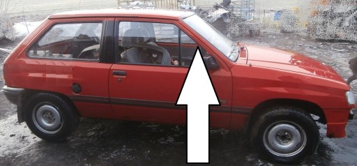 Стекло дверей, дверный, дверной  правая перед малая opel corsa a 3d хатч-бек1 - фото