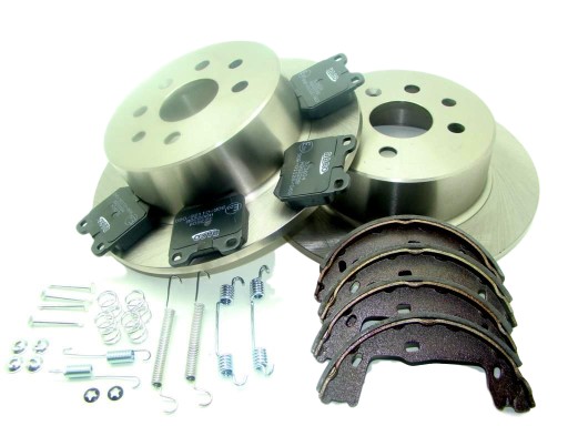 Тормозные диски, диск x2+тормозные колодки, колодки+ колодки opel vectra b задний 4sr1 - фото