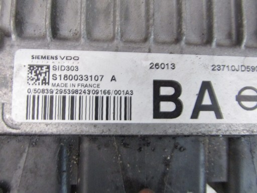 Компьютер s180033107 1.5dci nissan qashqai j10 09r1 - фото