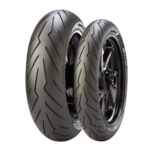 Pirelli diablo rosso iii 3 110/70zr17+150/60zr17,2022r.+2021r.1 - фото