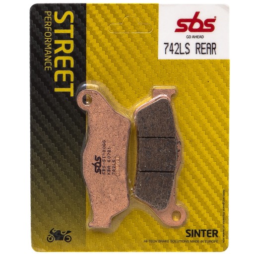 742LS - Тормозные колодки SBS BMW R1100 R 93-05 задний