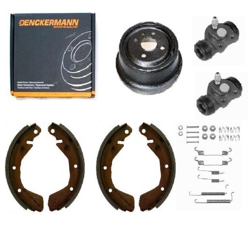 БАРАБАНИ ЩЕЛЕПИ ЦИЛІНДРА OPEL ASTRA F 200X29 КОМПЛ.