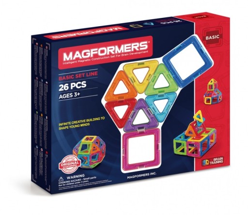 Klocki Magnetyczne Magformers Zestaw 26 Elementów